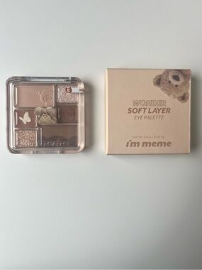 i’m meme Wonder Soft Layer Eye Palette 01 My Teddy NWT